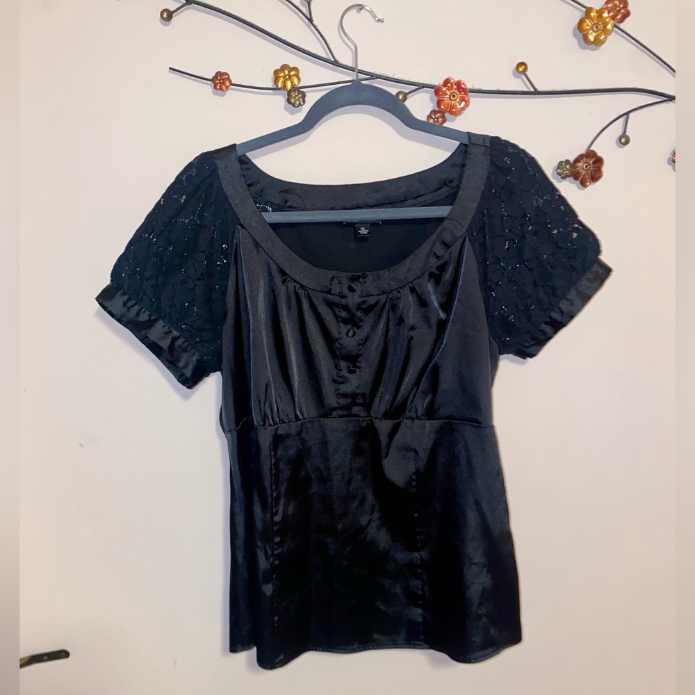 Black Silk Blouse
